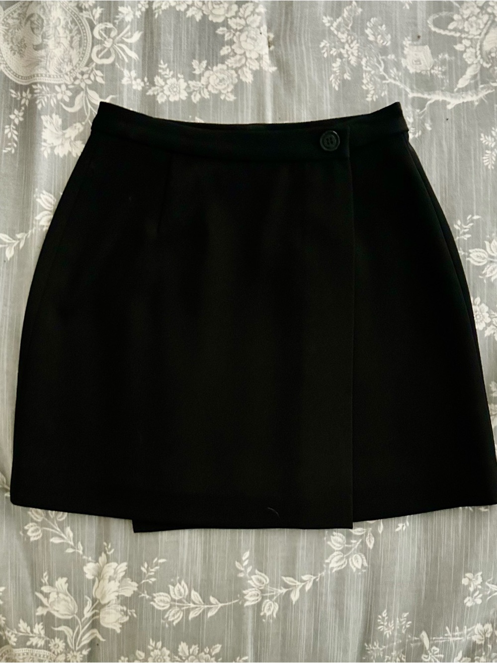 DKNY Classic Wrap Mini Skirt